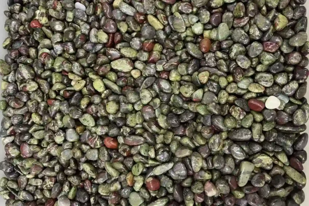 dragon blood stone meaning with polished chip stones