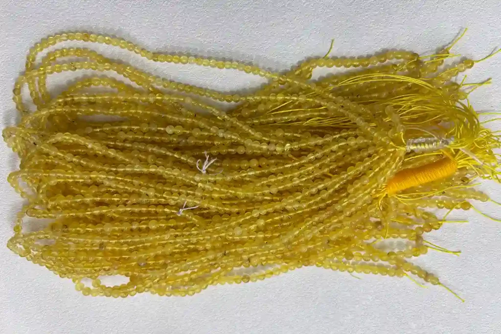 4mm light amber beads for jewelry making showing Amber Spiritual Meaning and warm natural color