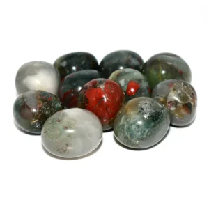 Bulk lot of African Bloodstone Tumbled Wholesale stones for crystal shops