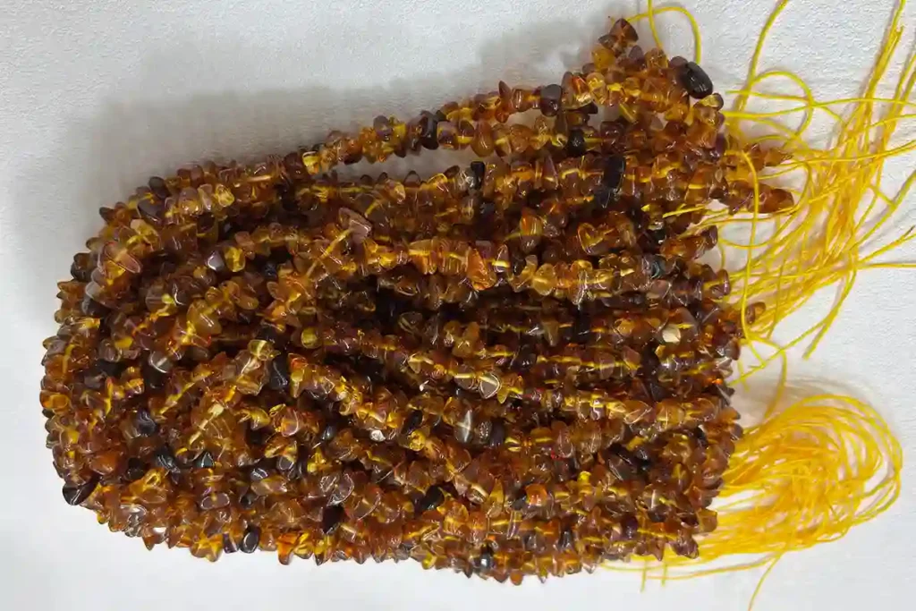 Amber chip stone beads for wholesale jewelry making and Amber Spiritual Meaning crystal collections