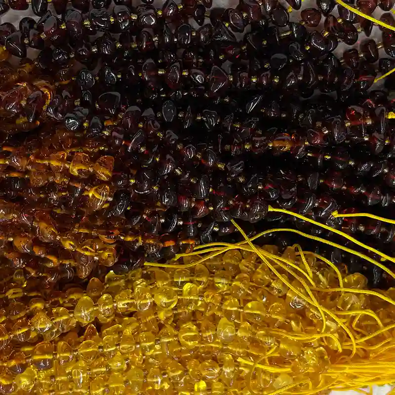 Amber Meaning of Irregular Strand Gemstone Beads