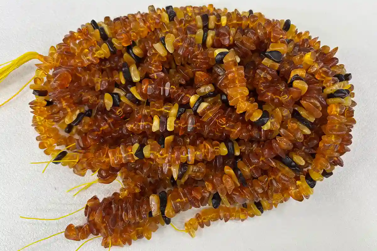 Irregular Amber Beads with warm color for amber stone meaning jewelry designs