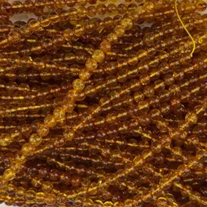 Close up of natural amber beads wholesale for crystal shops and jewelry suppliers