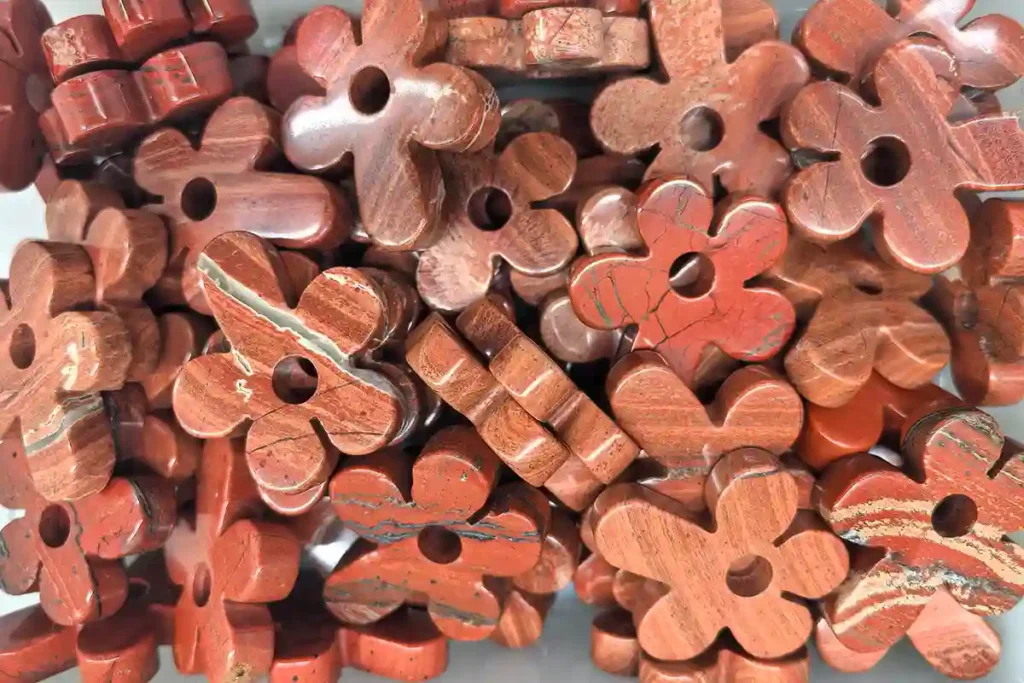 Red Jasper Meaning red jasper pendant assortment for crystal jewelry display