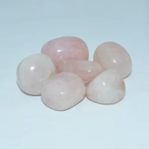 rose quartz tumbled stones wholesale natural polished crystal stones 20-30mm