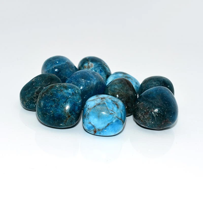 Bulk Blue Apatite Tumbled Stone Wholesale supply for crystal shops and retailers