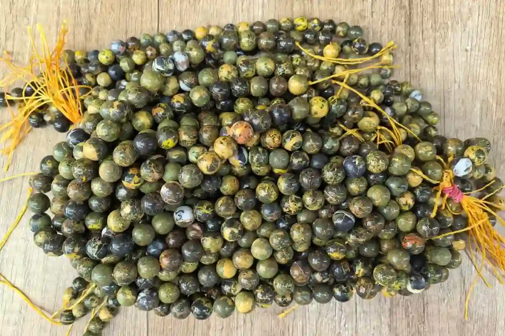 Bumblebee Jasper strand crystal beads for bracelets jewelry making and Bumblebee Jasper Meaning products