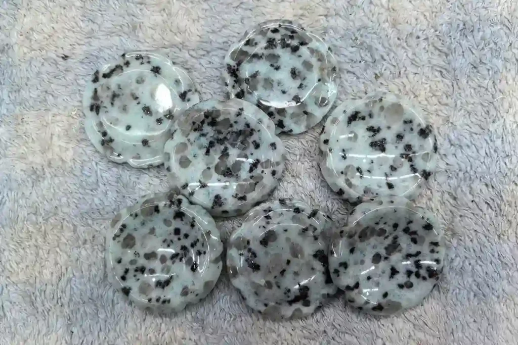 Polished Kiwi Jasper Thumb Stone Reflecting the Gentle Kiwi Jasper Meaning