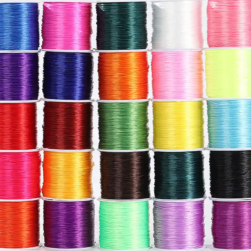 Best String for Bead Bracelets multicolor elastic string for beaded bracelet production