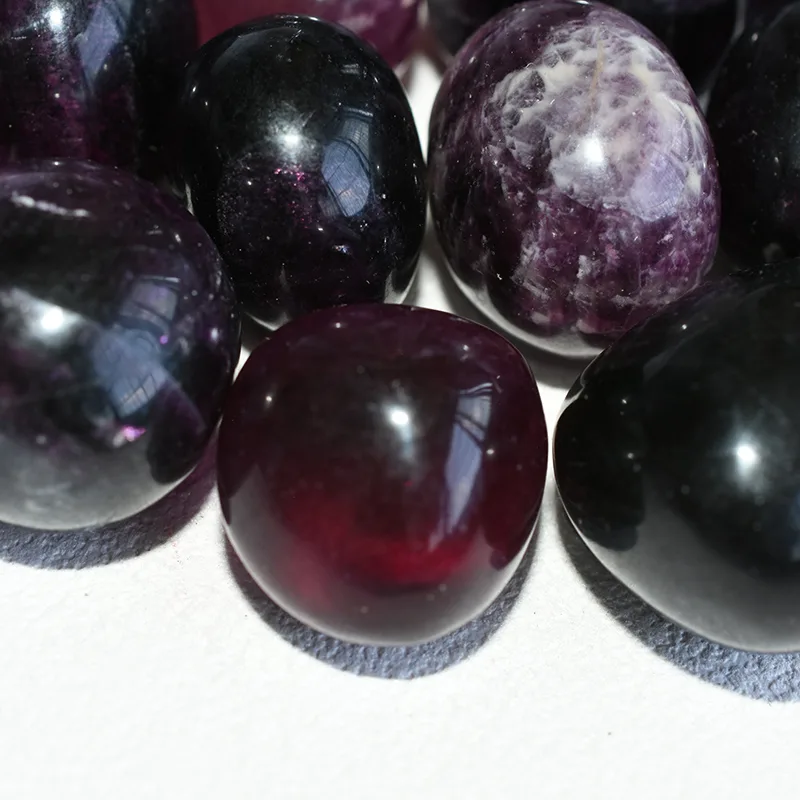 Purple Fluorite Tumbled Stone Wholesale Details