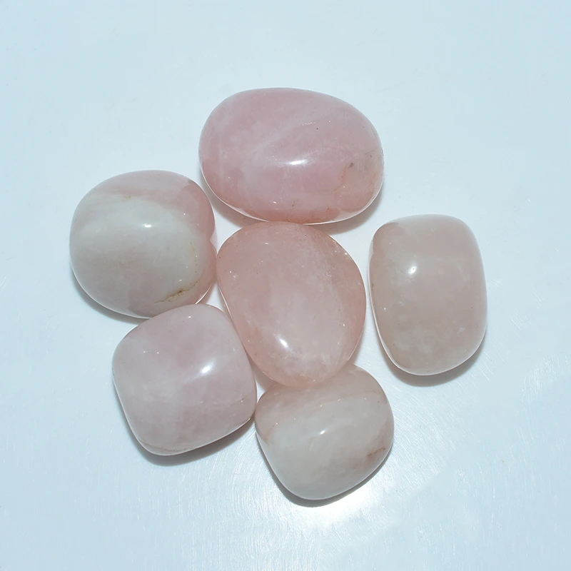 premium rose quartz tumbled stones wholesale for bulk buyers and resellers