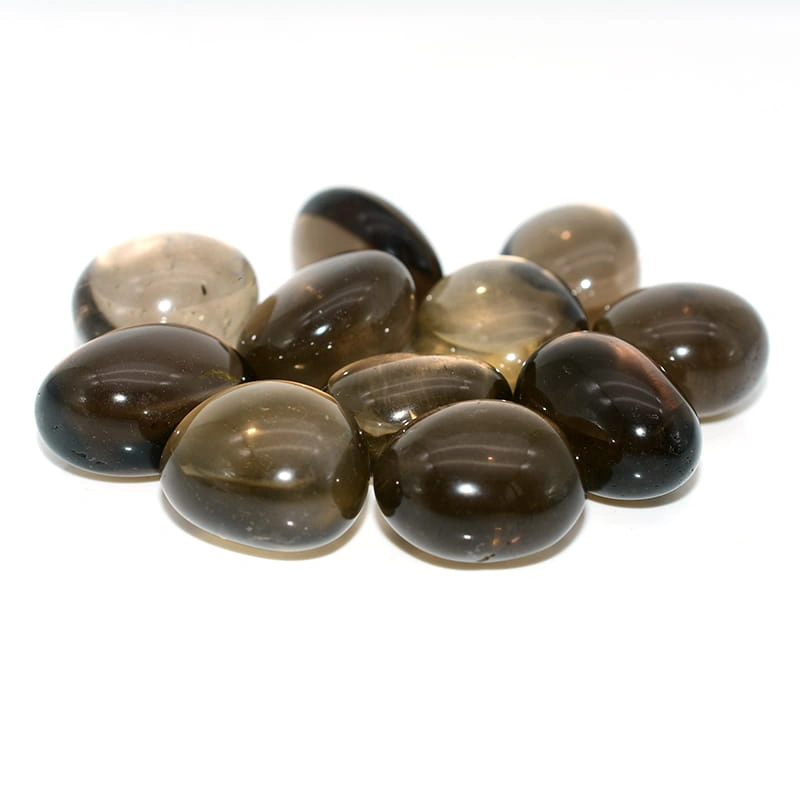 Smoky Quartz Tumbled Stone Wholesale 20-30mm polished natural crystals bulk supply