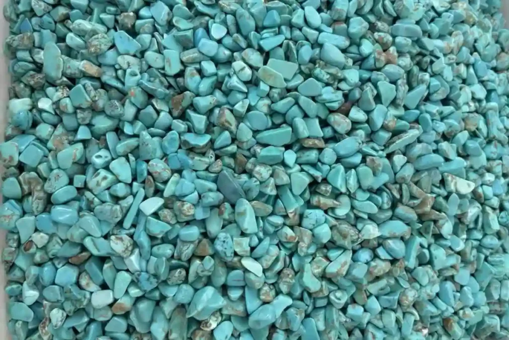 White Turquoise synthetic turquoise chip stones for bulk jewelry making