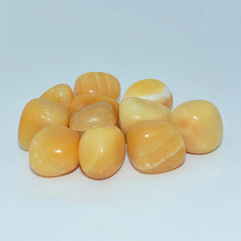 Yellow Calcite Tumbled Stone Wholesale product details for crystal shops