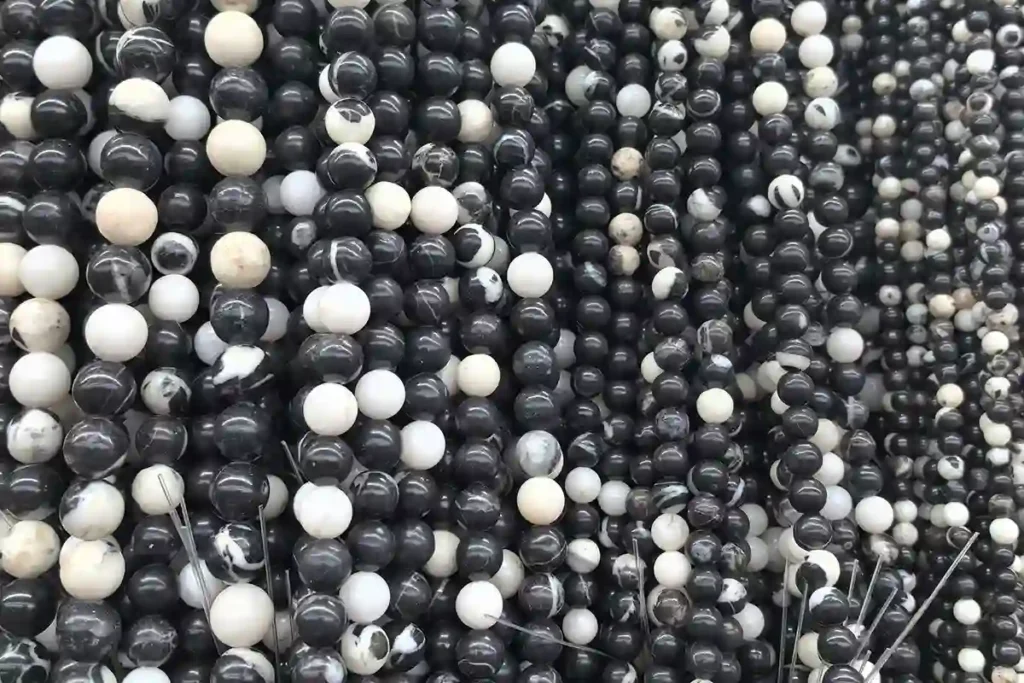 Zebra Jasper Strand Beads of Zebra Jasper Meaning