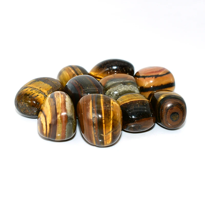 Tigers Eye Tumbled Stone Wholesale 20-30mm Natural Polished Stones