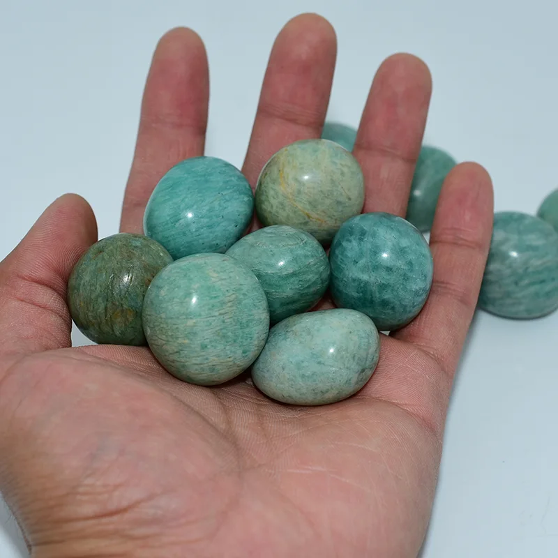 Amazonite Extra Tumbled Stone Wholesale Handheld Size for Retail and Wholesale Buyers