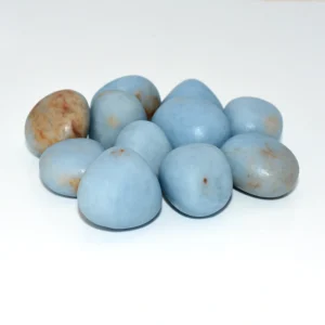Angelite Tumbled Stone Wholesale premium quality blue crystal tumbled stones from China supplier