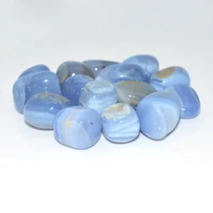 Blue Lace Agate Tumbled Stone Wholesale Natural Blue Crystal Stones