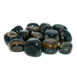 Blue Tiger Eye Tumbled Stone Wholesale – natural irregular shape polished tumbled stones