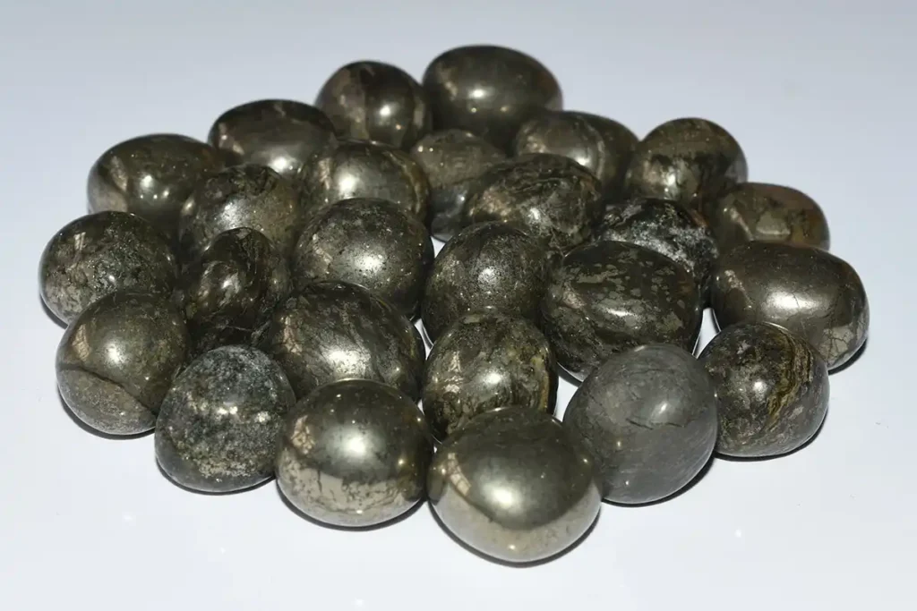 Natural Pyrite Tumbled Gemstones for Wholesale and Gift Stores