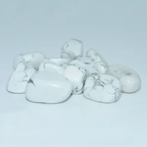 White Howlite Tumbled Stone Wholesale natural tumbled stones for bulk buyers
