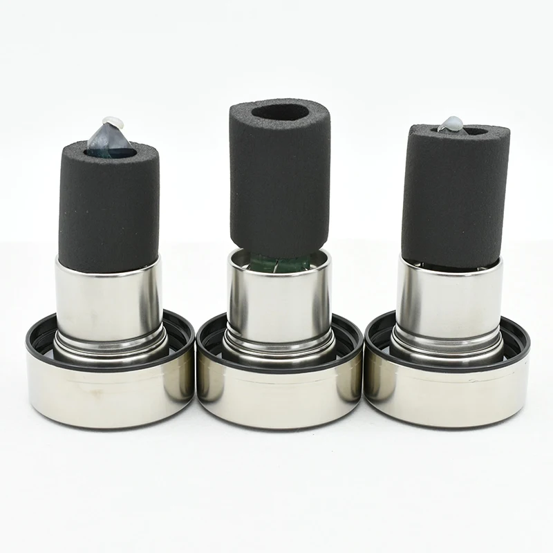Fluorite Crystal Water Bottle Wholesale rubber protective cover for safe crystal bottle stand packing