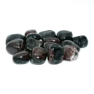 20-30mm Garnet Stone Tumbled Wholesale on White Background