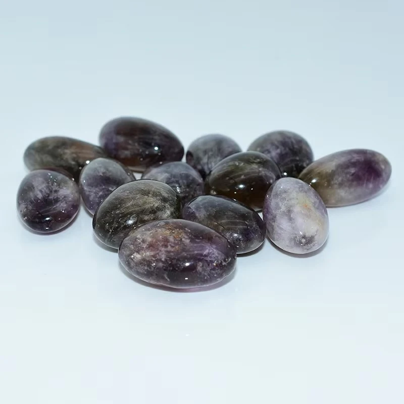 Ametrine Tumbled Stones Wholesale in mixed purple and yellow tones
