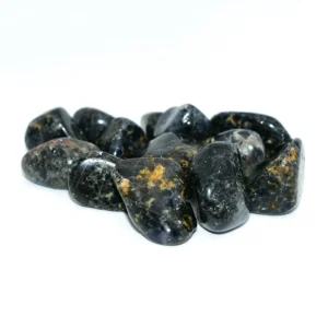 Bulk Iolite Tumbled Stones Wholesale displayed on a white background for crystal retailers