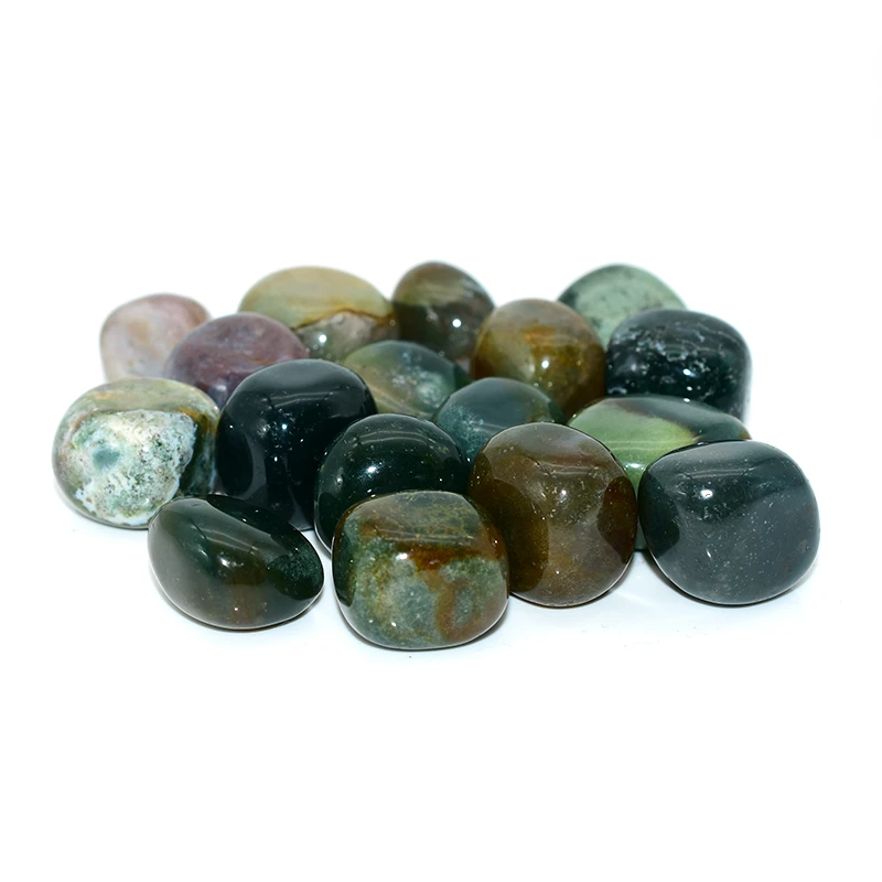 Indian Agate Tumbled Stone Wholesale assortment with smooth, rounded shapes for crystal and gift retailers