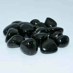 Natural black Jet Tumbled Stone Wholesale for crystal retailers