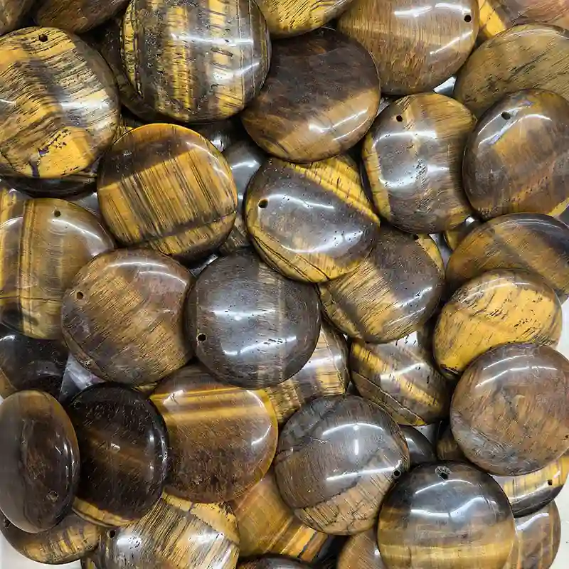 Tiger Eye Stone Meaning Polished Tiger Eye Pendants with Chatoyancy