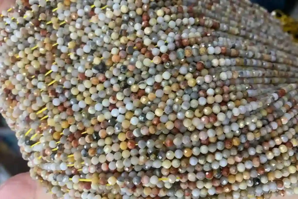 4 mm faceted Crazy Lace Agate bead strands – Crazy Lace Agate meaning