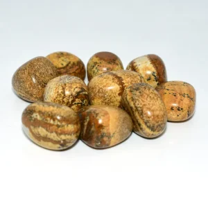 Polished Picture Jasper Tumbled Stone Wholesale for gifts and crystal displays