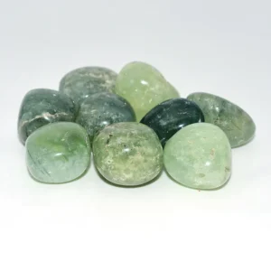 Natural green Prehnite Tumbled Stone Wholesale for crystal retailers