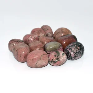 Natural pink Rhodonite Tumbled Stone Wholesale product display