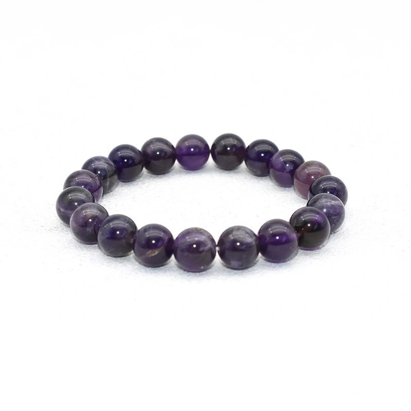 Amethyst Bracelet Wholesale featuring large 10mm purple round beads